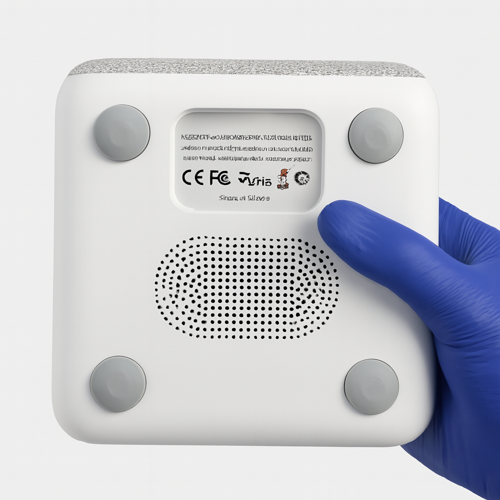 Stereo Mini Speaker with Digital Clock