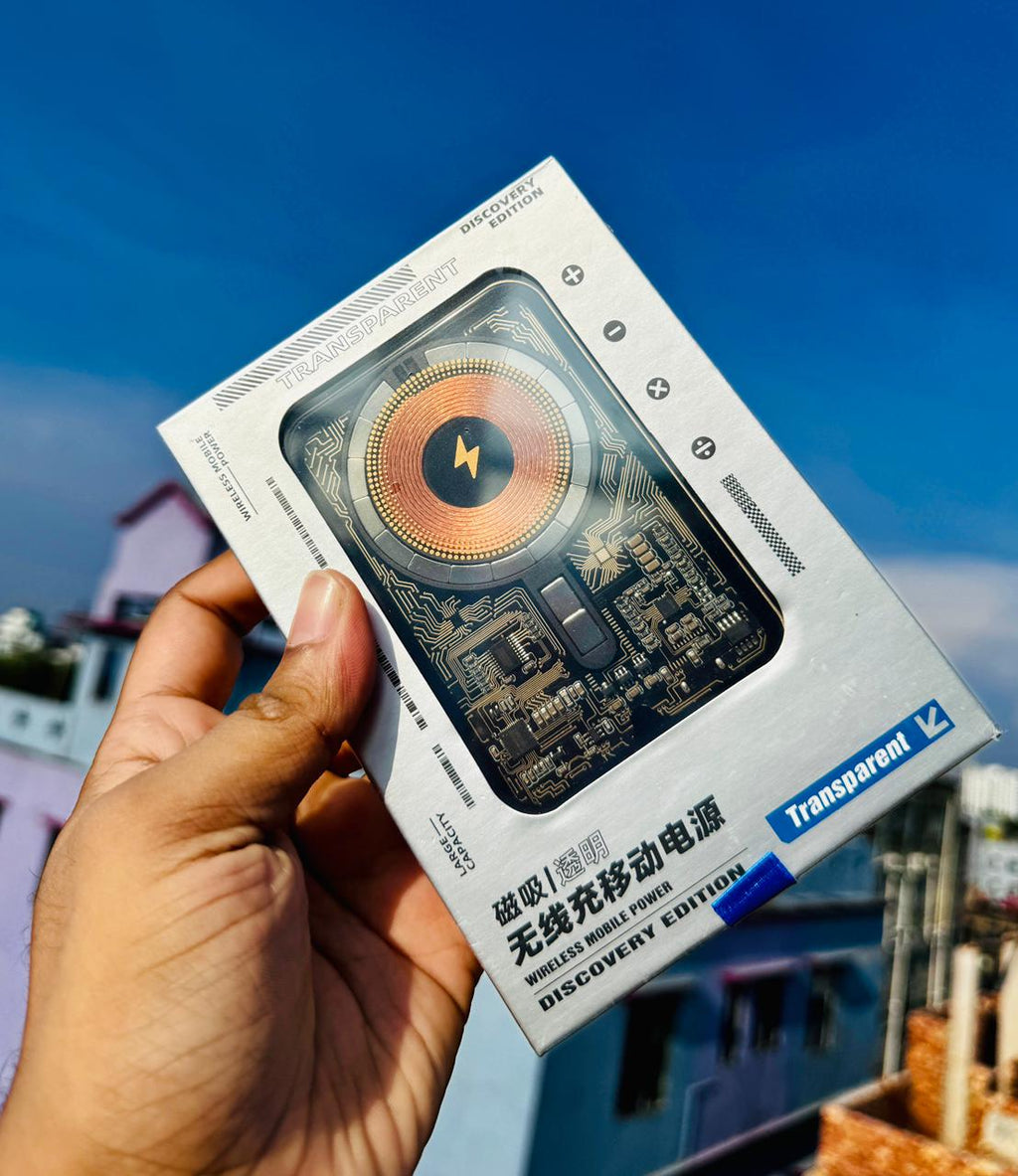 5000mAh Tranparent Magnetic Powerbank